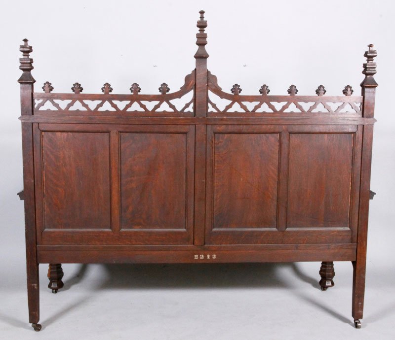 3 Piece Gothic Settee - 4