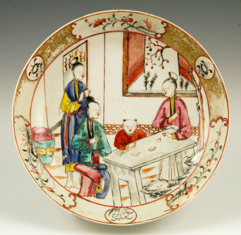 19th C. Chinese Famille Rose Plate