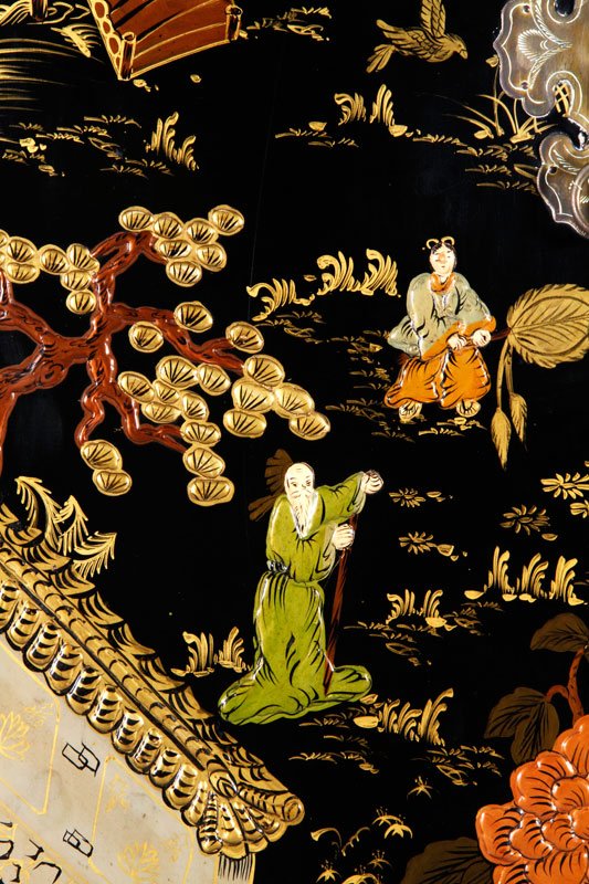 Chinoiserie Decorated Cabinet - 4