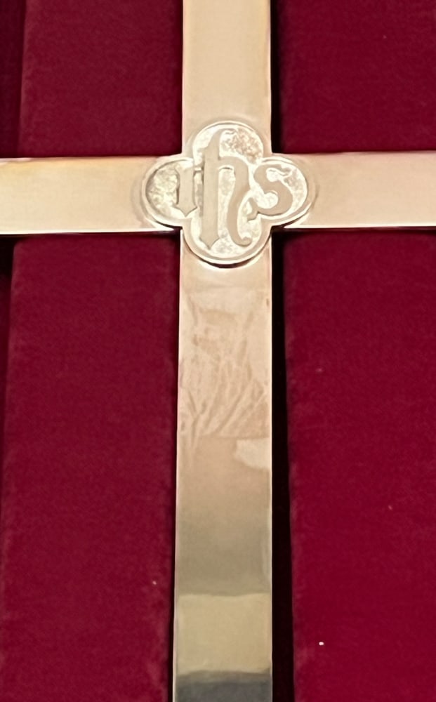 Polished Brass Wall Cross - 2