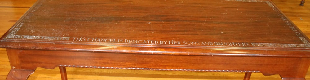 Mahogany Communion Table - 5