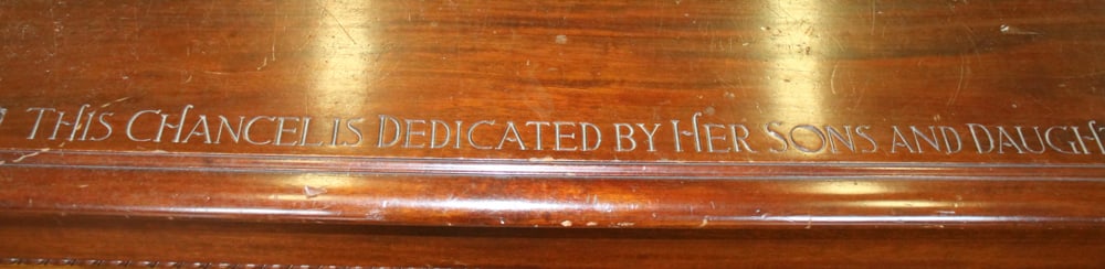 Mahogany Communion Table - 6