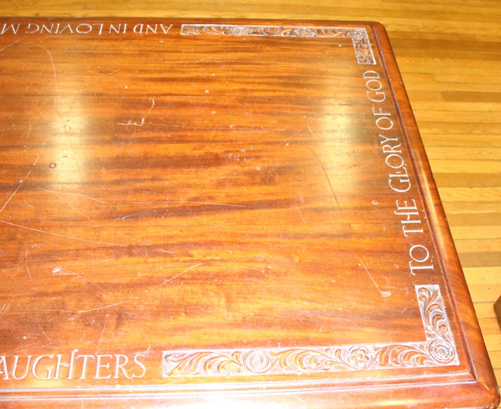 Mahogany Communion Table - 7