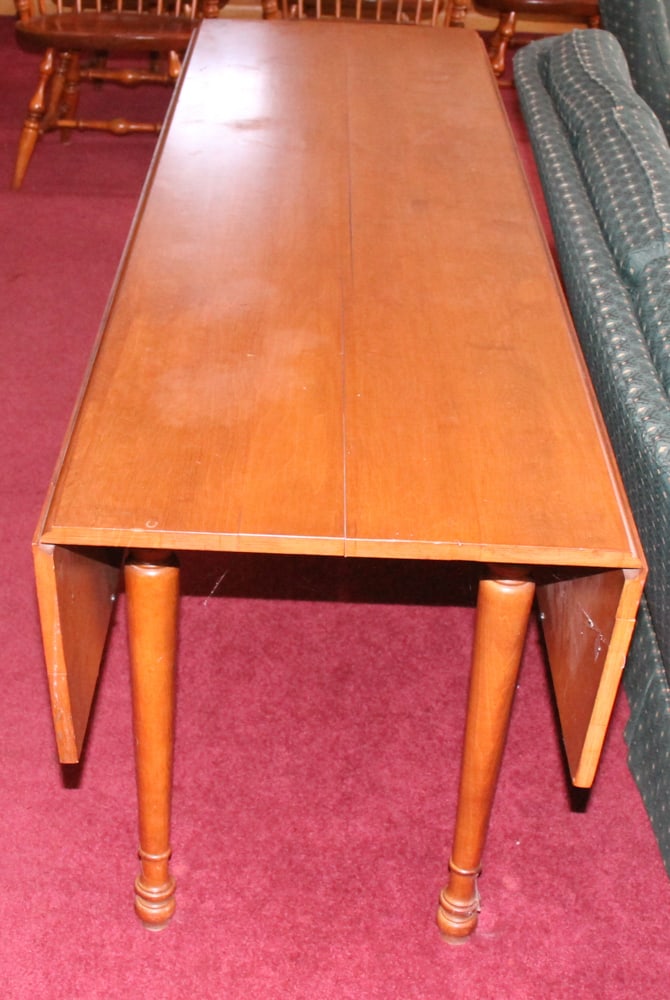 Hardwood Drop-leaf Table - 3