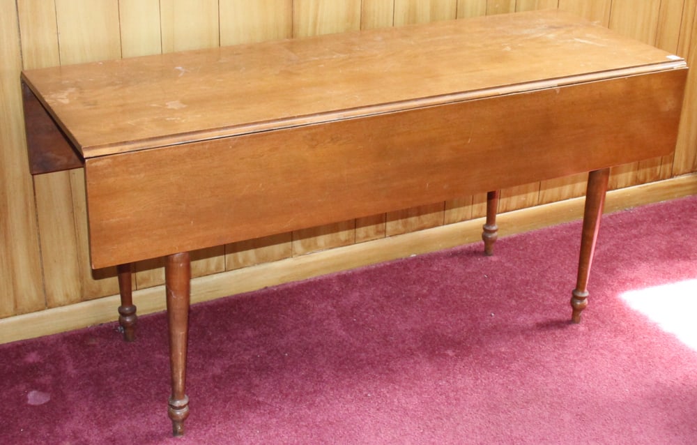 Hardwood Drop-leaf Table - 2