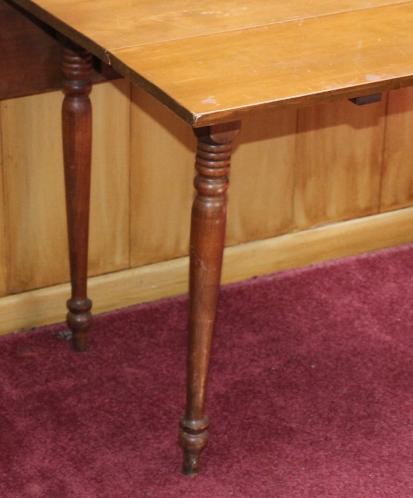Hardwood Drop-leaf Table - 5