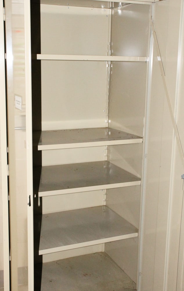 Painted Metal Shelf Unit - 2