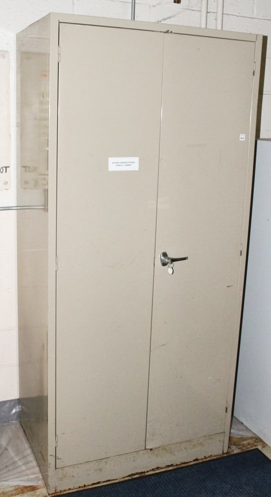 Painted Metal Shelf Unit - 3