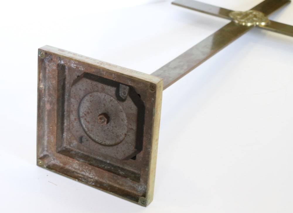 Brass Cross on Stand - 7