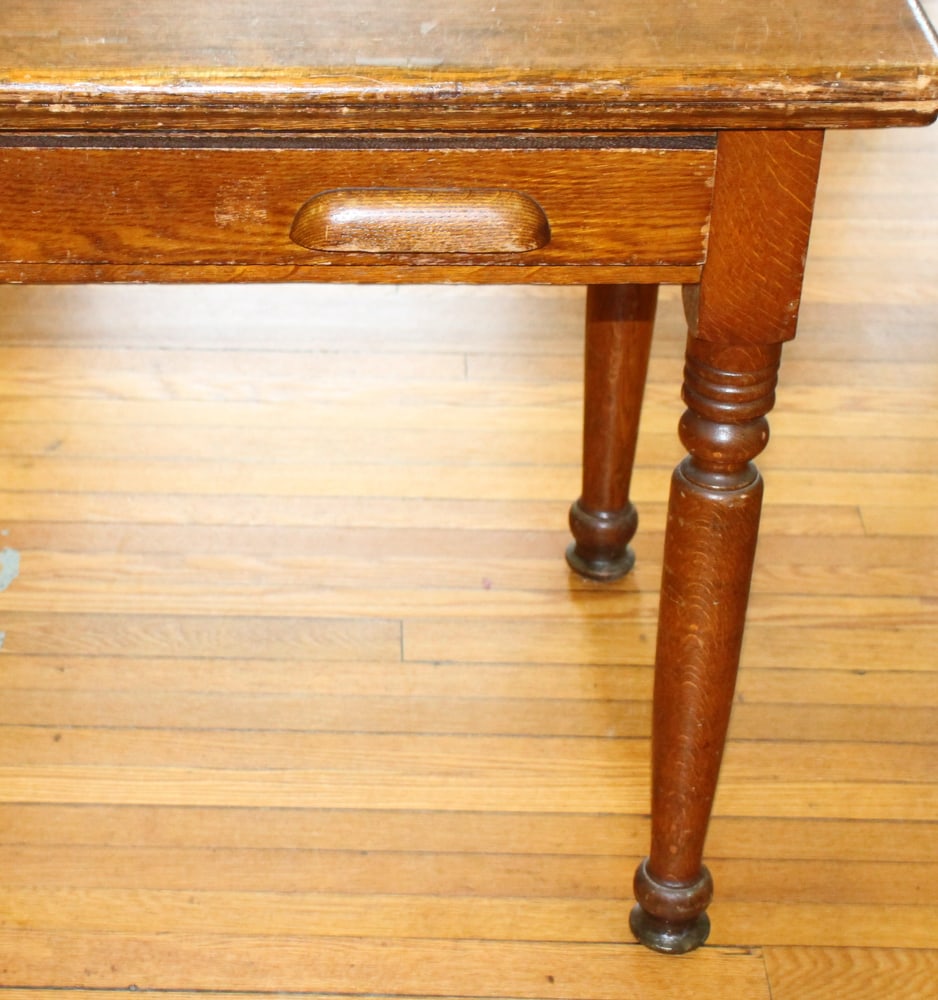 Antique Oak Table - 3