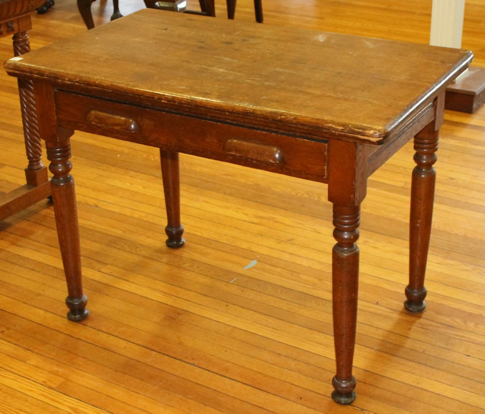 Antique Oak Table - 4