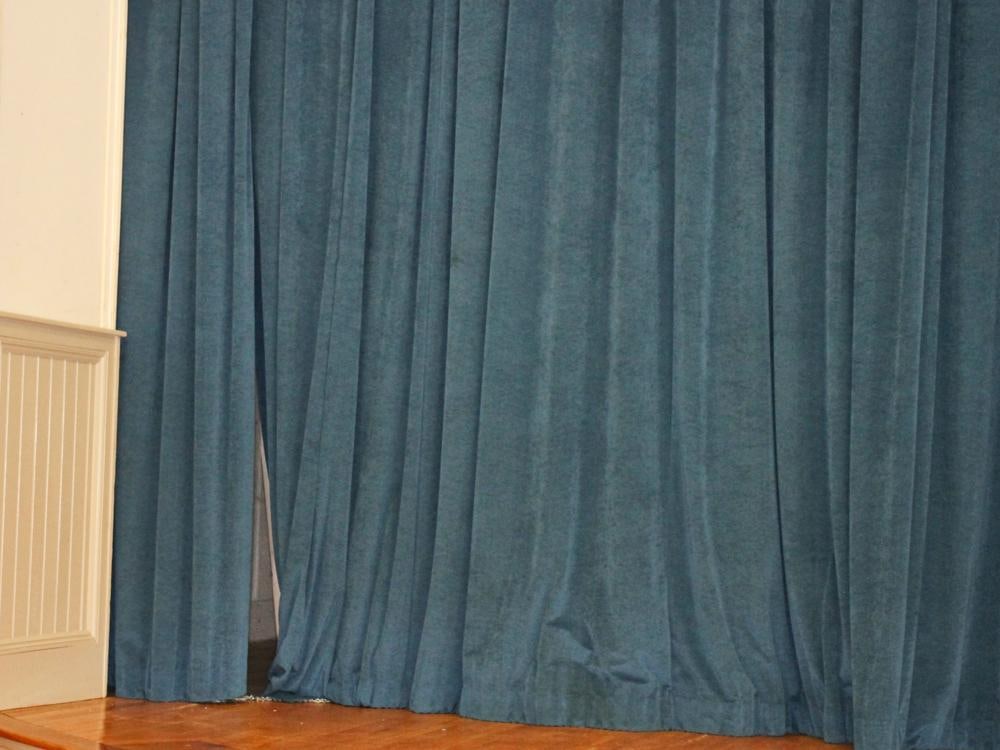 Blue Stage Curtains - 4