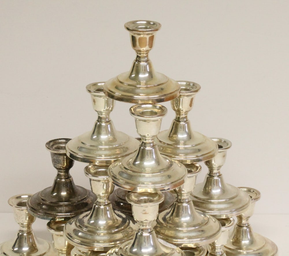 Silverplate Candlesticks - 2