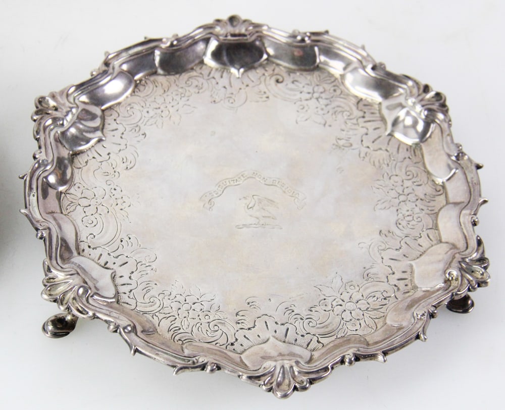 Scottish Sterling Salver, Edinburgh (1 of 6)