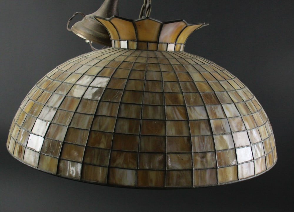 International Shade Co. Glass Hanging Light (1 of 8)
