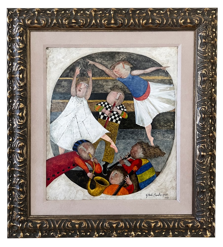 G. Rodo Boulanger, "Movement Largo", Oil on Board (1 of 6)