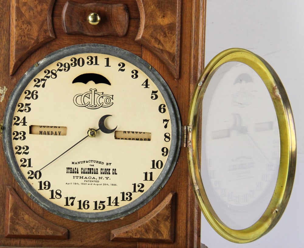 Ithaca Calendar Clock - 8