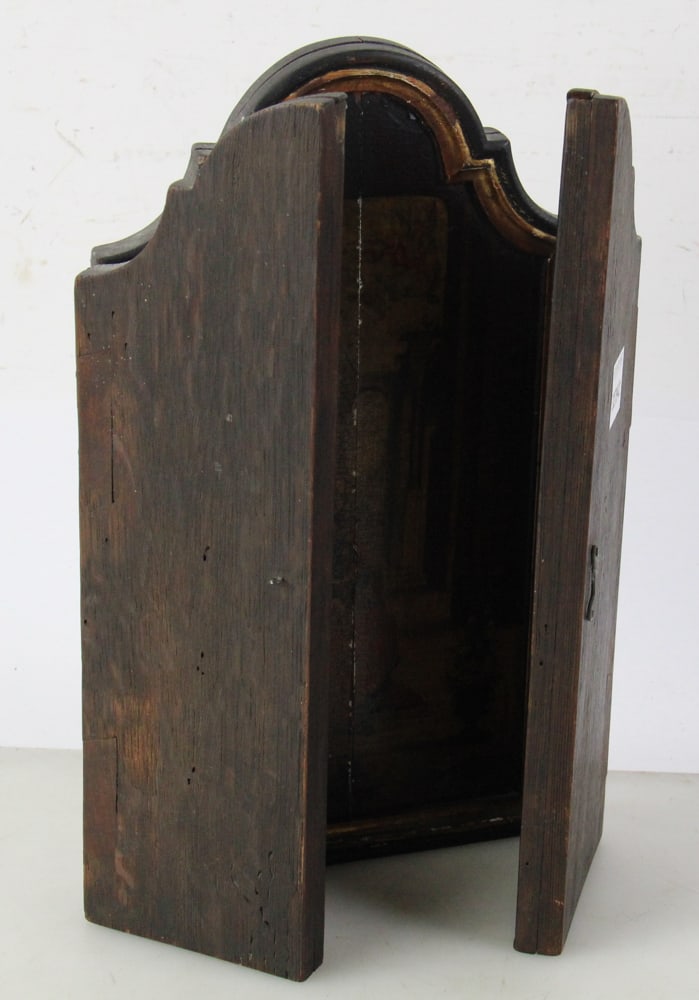 19thC Religious Triptych on Oak Panel - 5