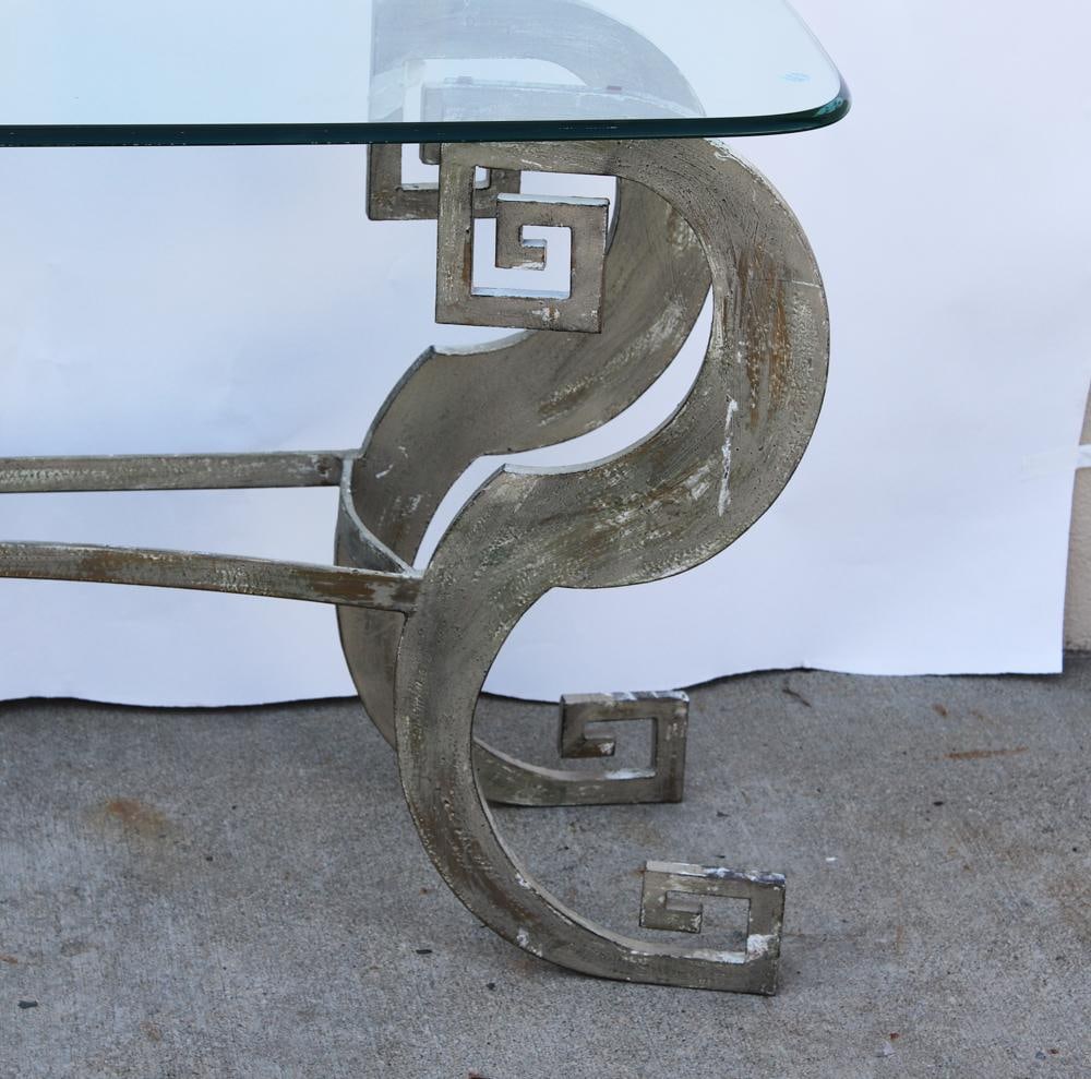Fancy Iron Sculpture Table - 2