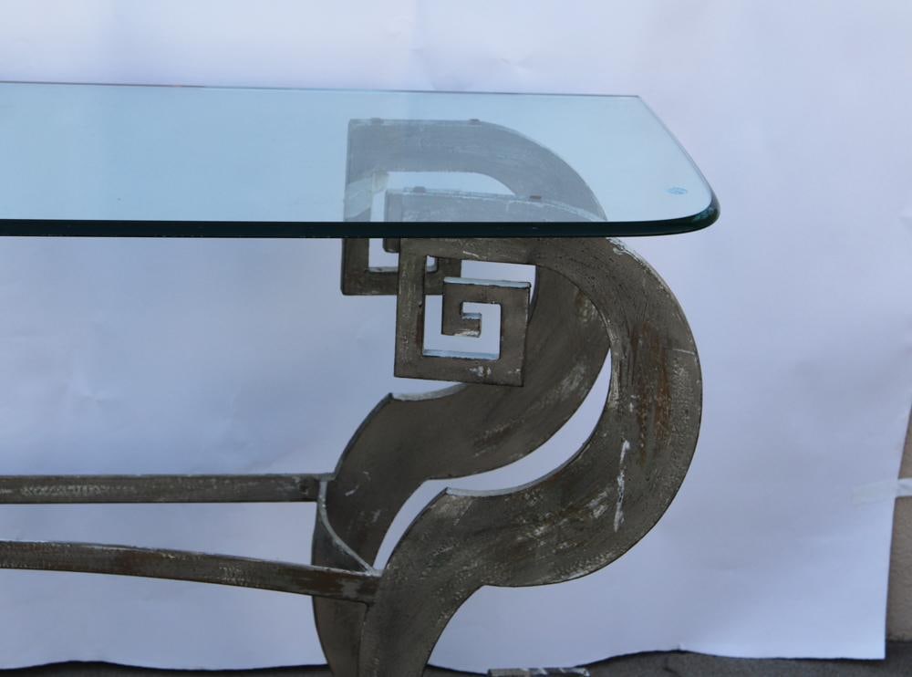 Fancy Iron Sculpture Table - 3