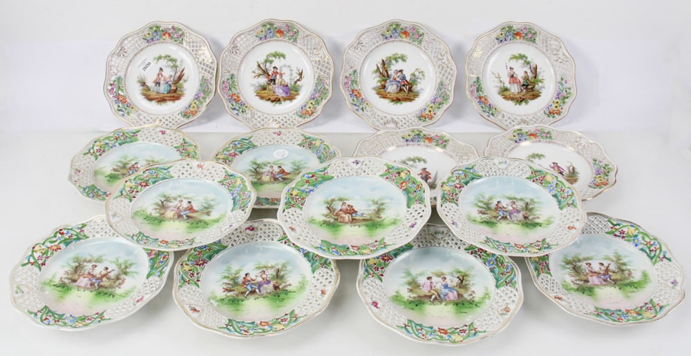 Two Sets of Dresden-Style Plates (1 of 9)