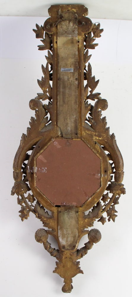 Early 19thC French Carved Barometer / Thermometer - 7