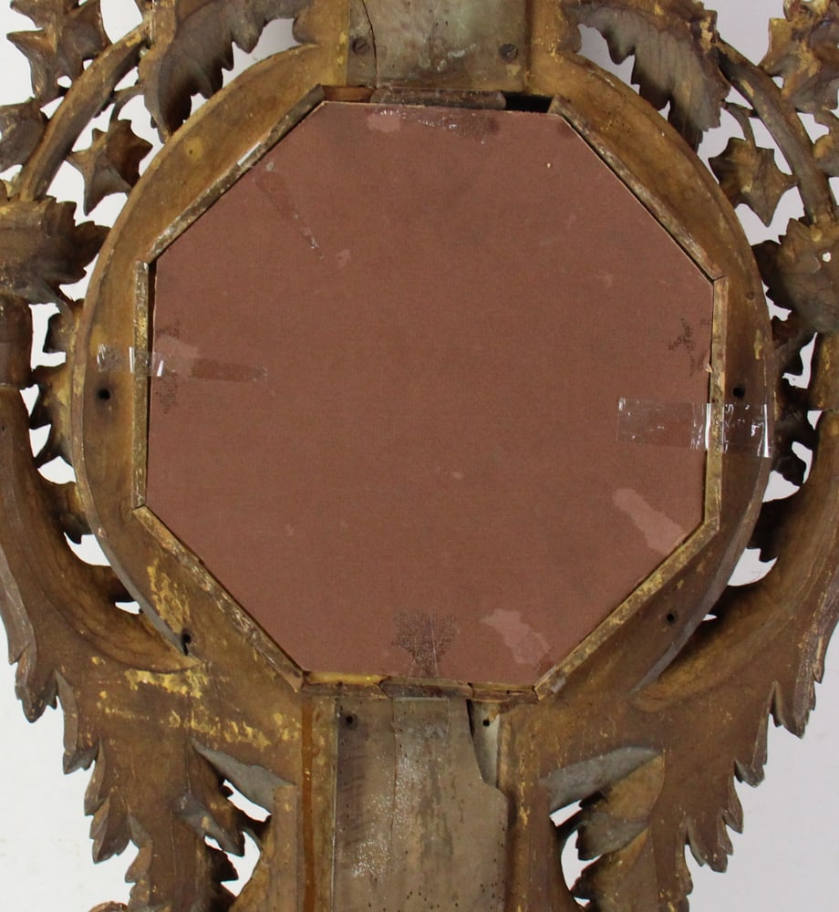 Early 19thC French Carved Barometer / Thermometer - 8