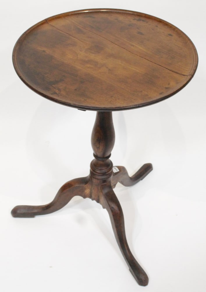 19thC Dish Top Table - 4
