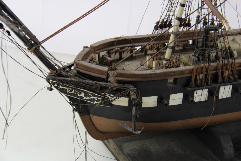 USS Constitution Wooden Model - 12