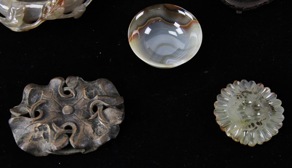 Carved Agate Pieces - 8
