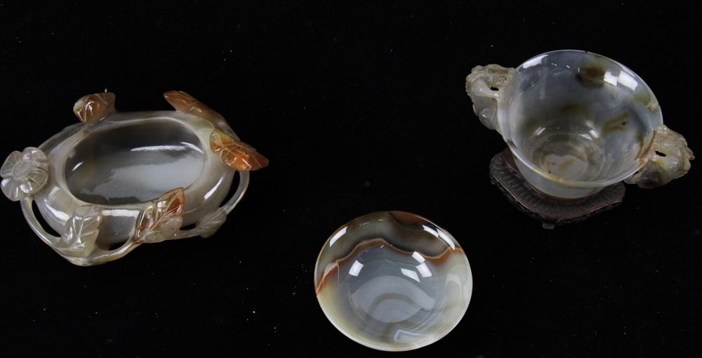 Carved Agate Pieces - 9