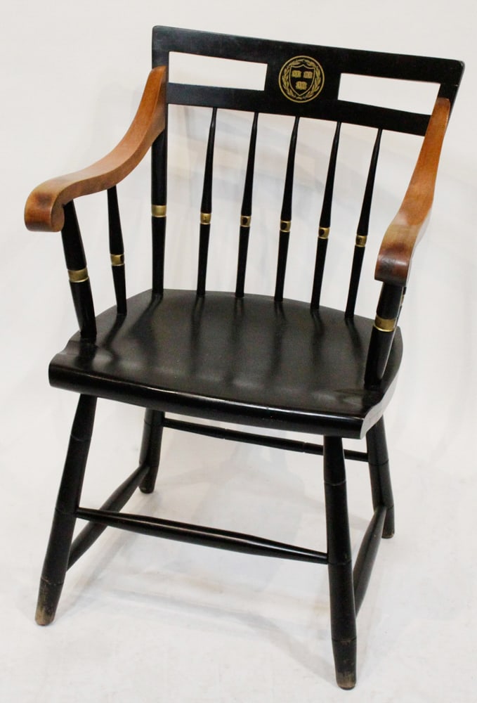 Nichols and Stone Windsor-style Chair with Harvard Crest (1 of 6)