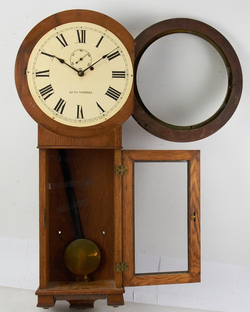 Early 20thC Seth Thomas #2 Regulator Clock - 9