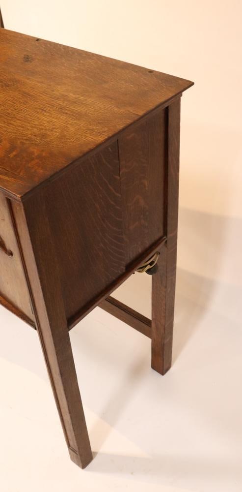 Antique Carved Oak Server - 7