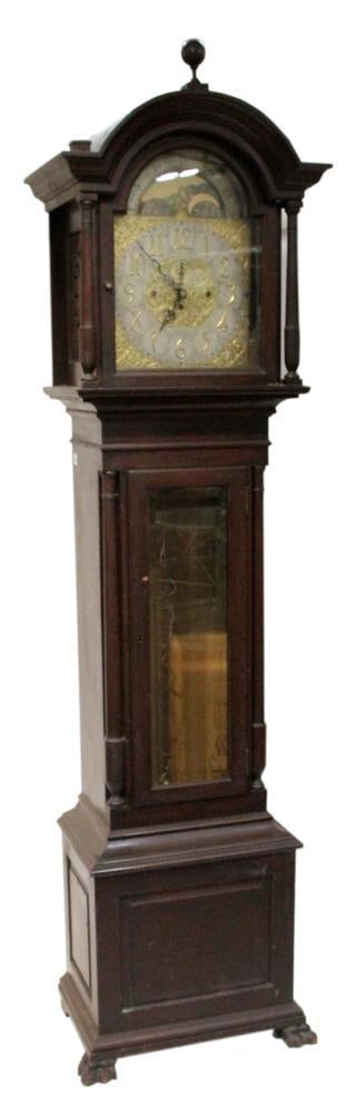 Bawo & Dotter Mahogany Grandfather Clock (1 of 20)