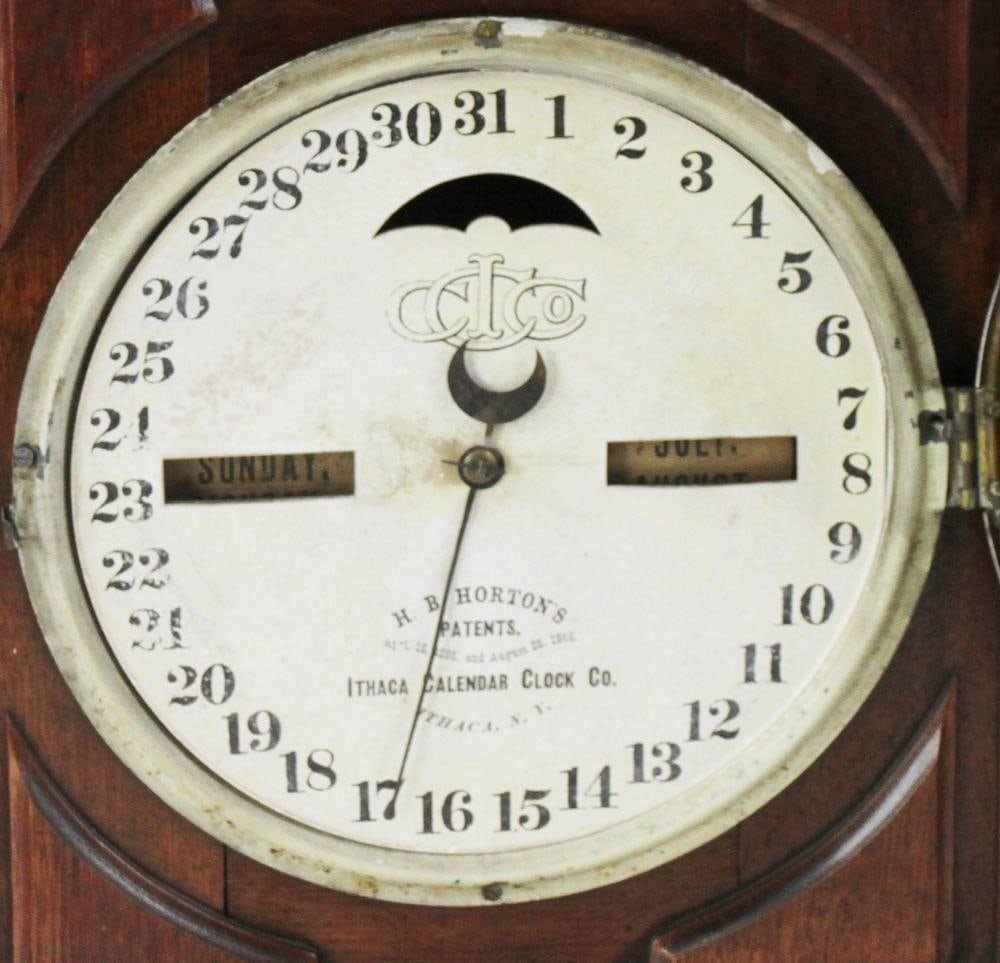 Ithaca Calendar Clock Co. Calendar Clock - 8