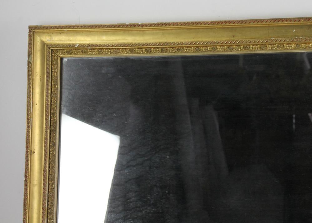 19thC Gold Leaf Mirror - 3
