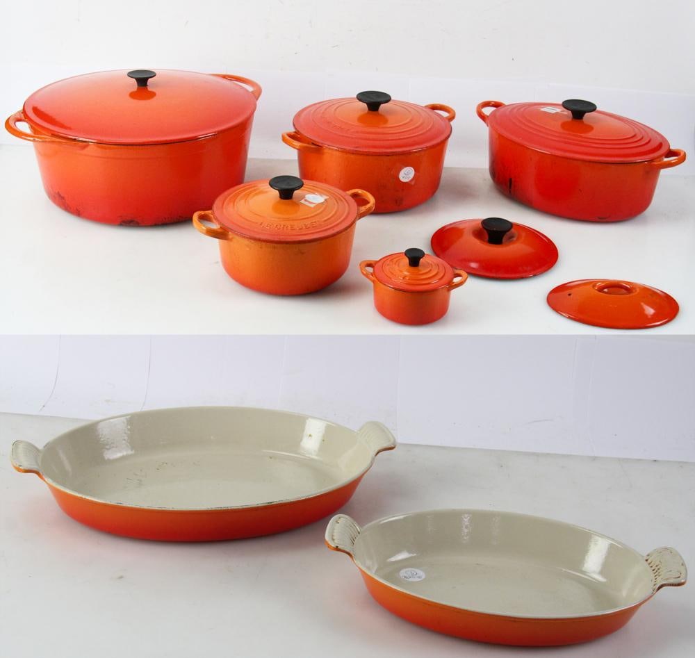 Collection of Le Creuset Pots, Covers, Serving Pieces (1 of 19)