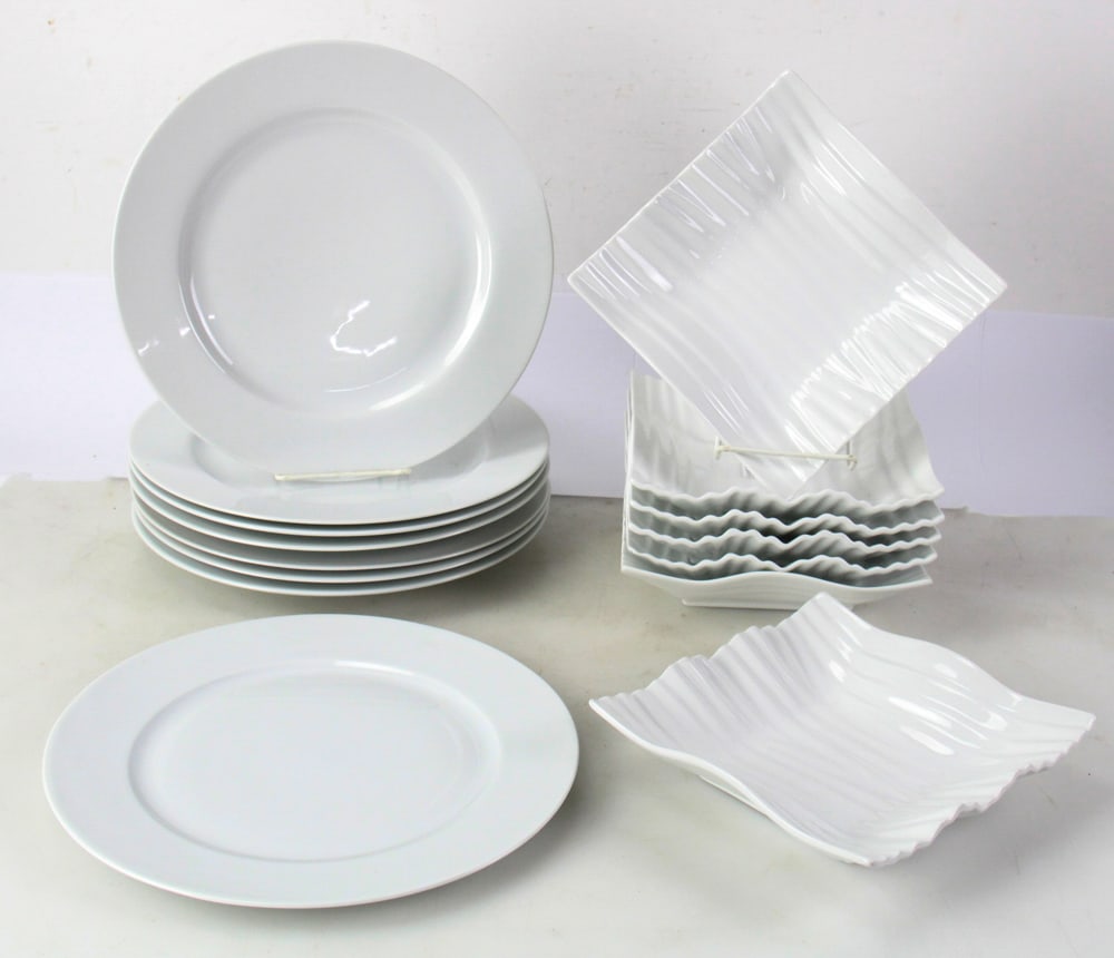 White Dinnerware, Malacasa Amparo, Crate and Barrel (1 of 10)