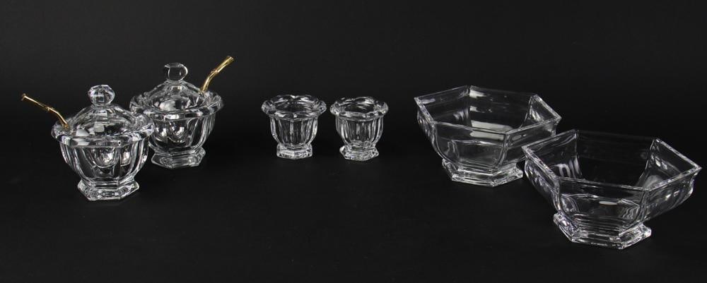 Baccarat Crystal Jam Jars, Toothpick Holders, with Bowls (1 of 8)