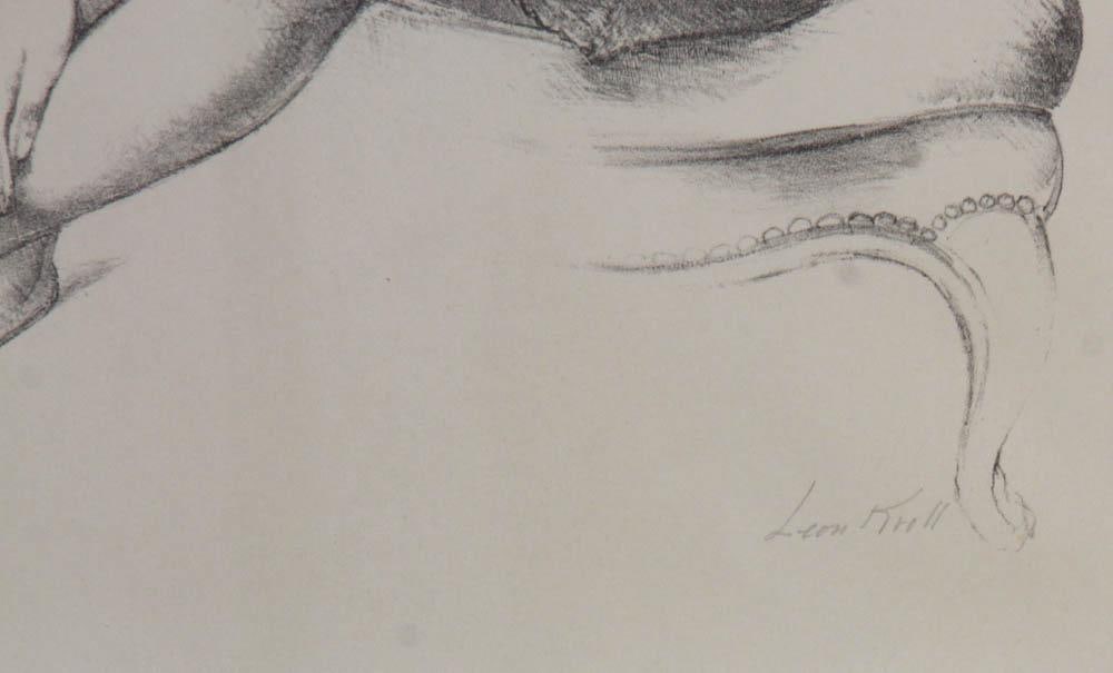 Leon Kroll, Monique, Lithograph - 3