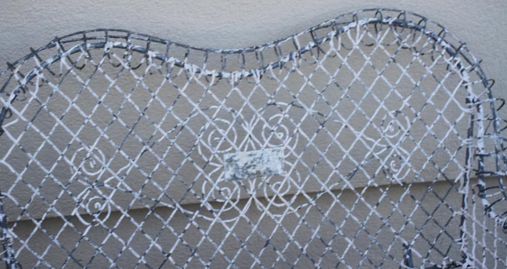 Antique Wire Bench - 6