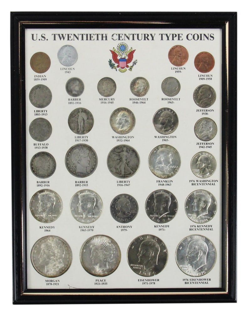 US 20thC Type Set, Morgan, Peace Dollars, Etc. (1 of 5)