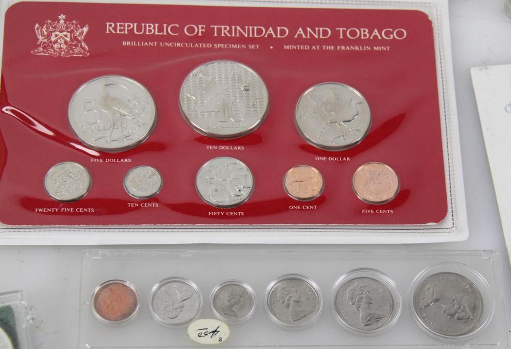 Assorted Foreign Coins, Silver, Proof Sets, etc. - 7