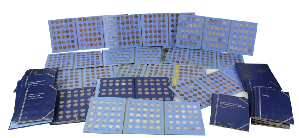 Coin Holding Books, Some With Coins (1 of 8)