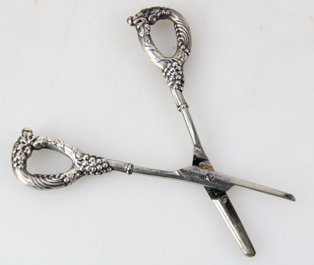 Sterling Grape Scissors - 4