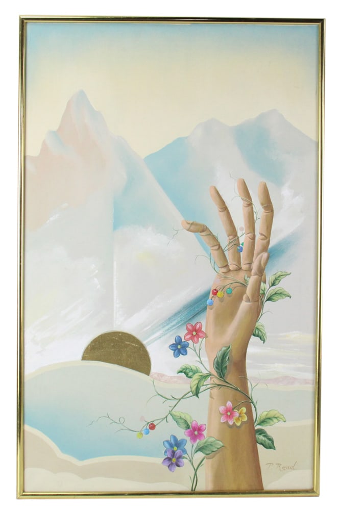 Philip Standish Read, Surrealist Landscape, Oil on Canvas (1 of 5)