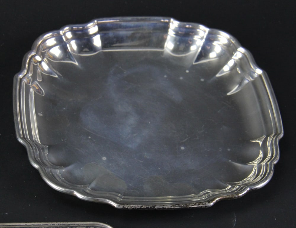 Three Sterling Trays - 3