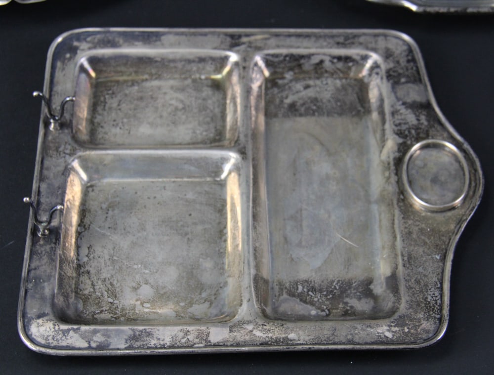 Three Sterling Trays - 4