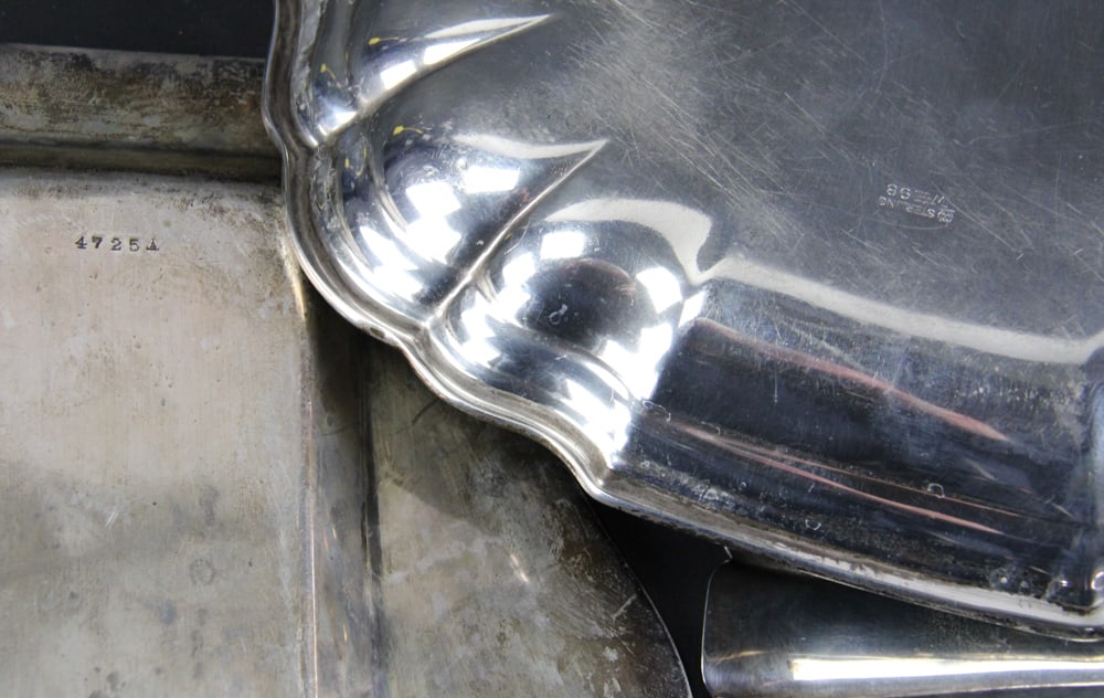 Three Sterling Trays - 7